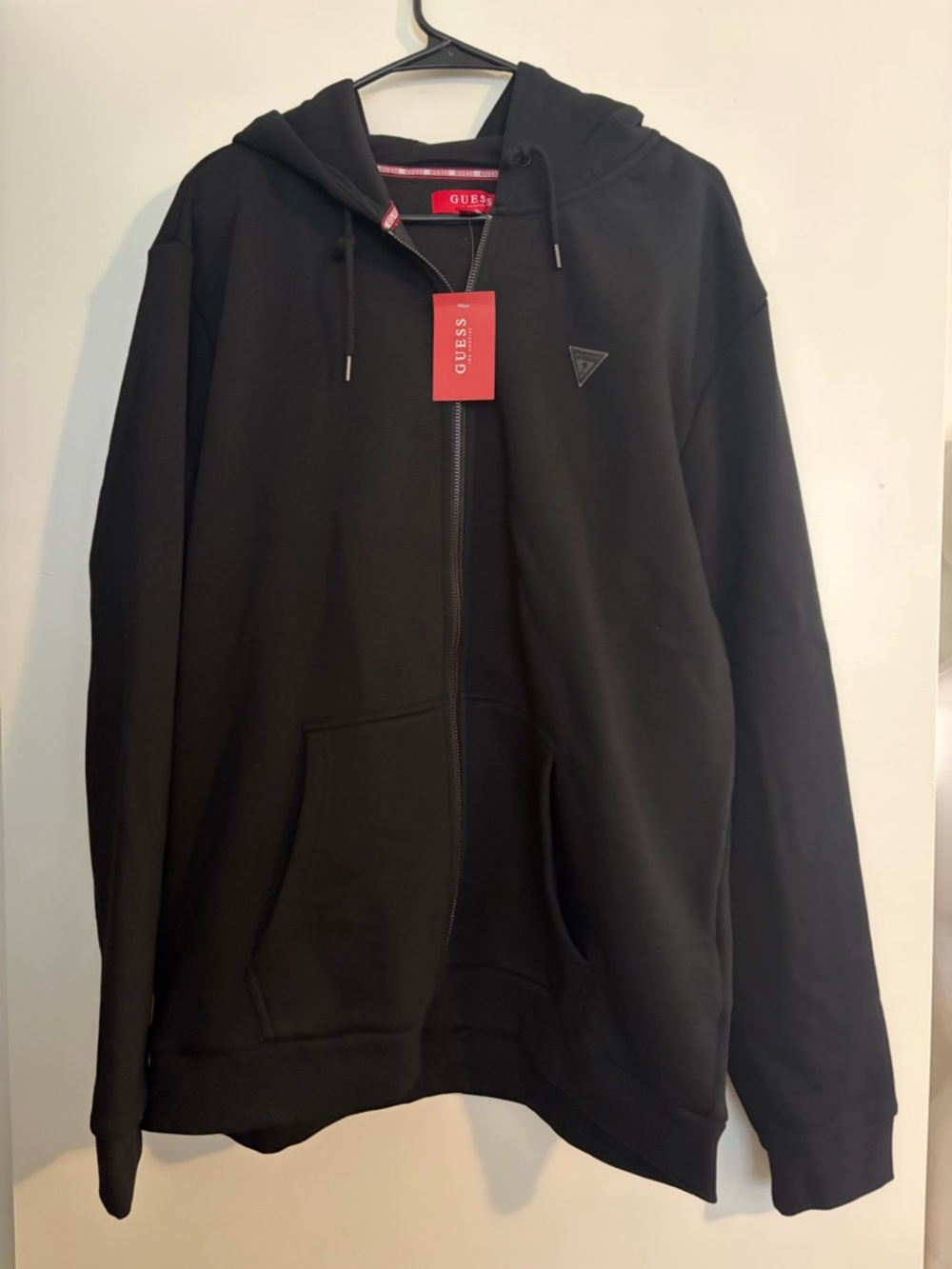 Guess Black Full-Zip Jacket with Hood